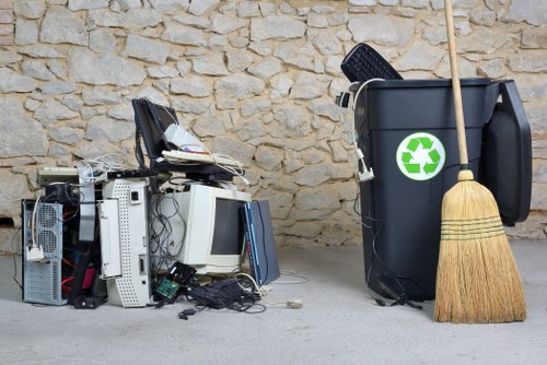Recycling construction debris in Shortlands