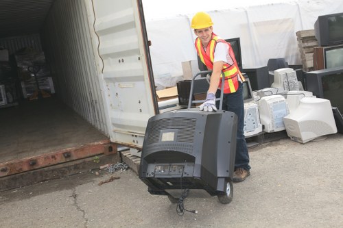 Eco-friendly disposal of garage items